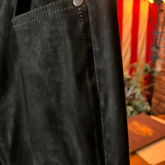 $2198 JOHN VARVATOS "Eton" Lamb Stretch Leather Pants (sz34) - Picture 3 of 14